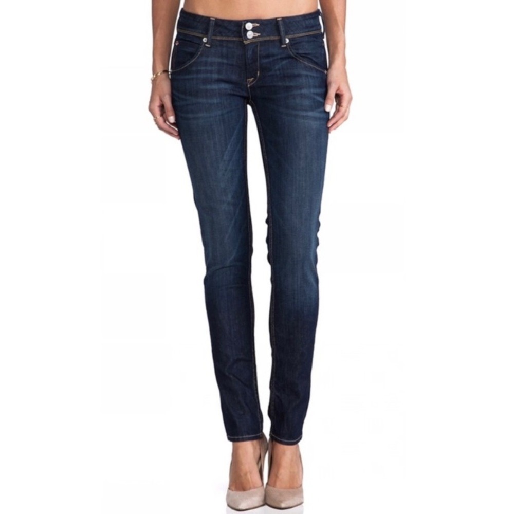 Hudson Blue Elm Wash Collin Flap Straight Jeans‎ Size 28